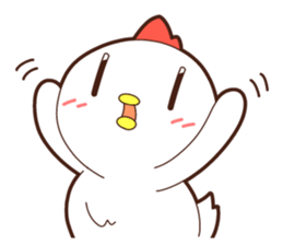 Sticker of a chicken. Name is "Kokeko" sticker #15518387