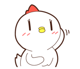 Sticker of a chicken. Name is "Kokeko" sticker #15518391