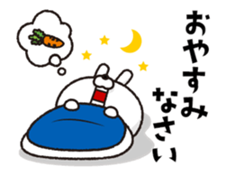 Move ! Carrots and rabbits sticker #15520051