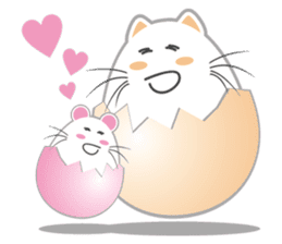 Cats and rats and our eggs. sticker #15520642