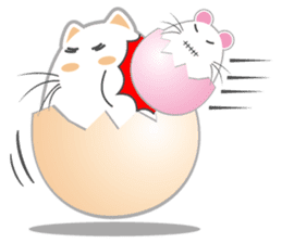 Cats and rats and our eggs. sticker #15520645