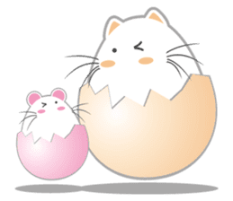 Cats and rats and our eggs. sticker #15520651