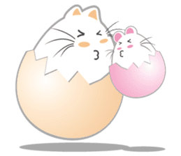 Cats and rats and our eggs. sticker #15520654