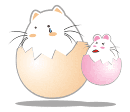 Cats and rats and our eggs. sticker #15520657