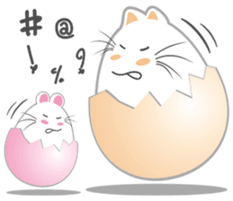 Cats and rats and our eggs. sticker #15520675