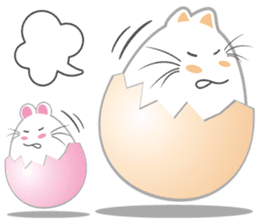 Cats and rats and our eggs. sticker #15520681