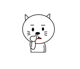 Good job cat sticker #15521333