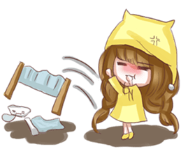 Pillow Girl 3 sticker #15522839