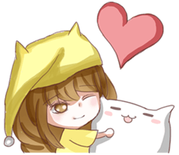 Pillow Girl 3 sticker #15522844