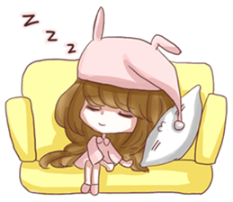 Pillow Girl 3 sticker #15522852