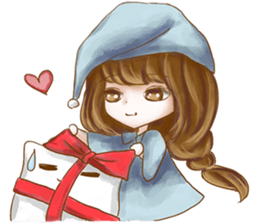 Pillow Girl 3 sticker #15522855