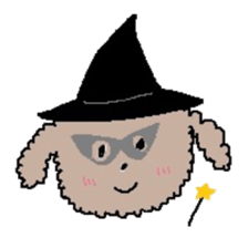 apricot toy poodle sticker #15522992