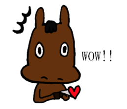 lovely horses sticker #15524001