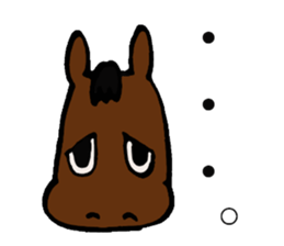 lovely horses sticker #15524002