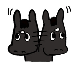 lovely horses sticker #15524005