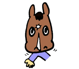 lovely horses sticker #15524008