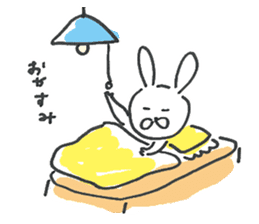 Loose cute rabbit Sticker sticker #15525859