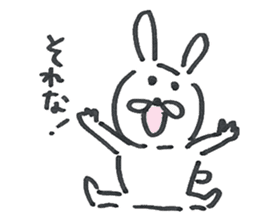 Loose cute rabbit Sticker sticker #15525860
