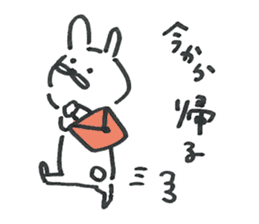 Loose cute rabbit Sticker sticker #15525866