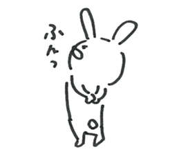 Loose cute rabbit Sticker sticker #15525868