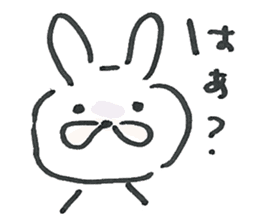 Loose cute rabbit Sticker sticker #15525869