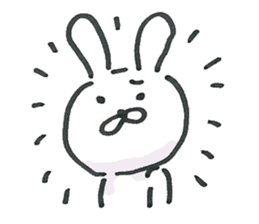 Loose cute rabbit Sticker sticker #15525871