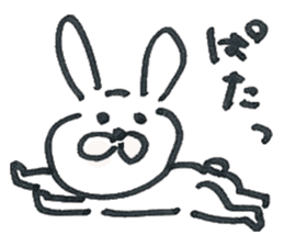 Loose cute rabbit Sticker sticker #15525873