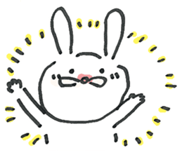 Loose cute rabbit Sticker sticker #15525875