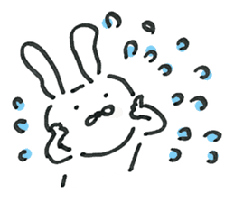 Loose cute rabbit Sticker sticker #15525878