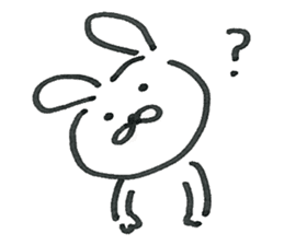 Loose cute rabbit Sticker sticker #15525884
