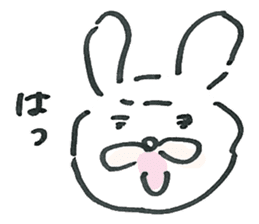 Loose cute rabbit Sticker sticker #15525894