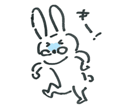 Loose cute rabbit Sticker sticker #15525895