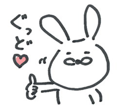 Loose cute rabbit Sticker sticker #15525896