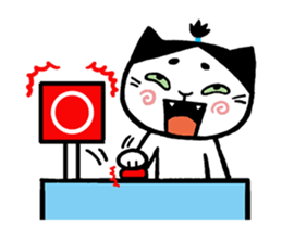 maro cat communication sticker sticker #15526833
