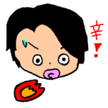 Gluttonous boy sticker #15526905