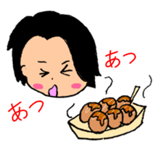 Gluttonous boy sticker #15526912