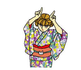 We Do Love Kimono ! sticker #15527958