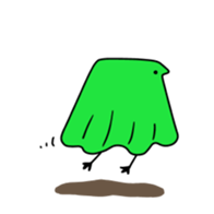 Forest green fairy sticker #15528090