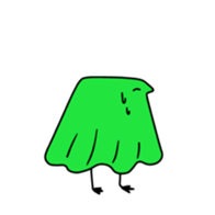 Forest green fairy sticker #15528097