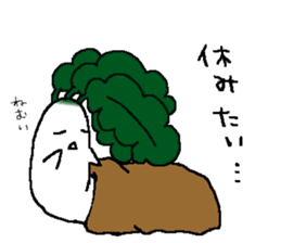 A day of Japanese white radish 2 sticker #15528163