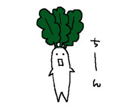 A day of Japanese white radish 2 sticker #15528171