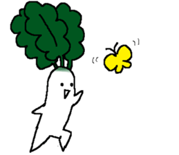 A day of Japanese white radish 2 sticker #15528181