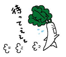 A day of Japanese white radish 2 sticker #15528182