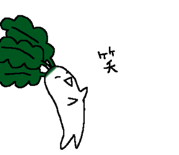 A day of Japanese white radish 2 sticker #15528184
