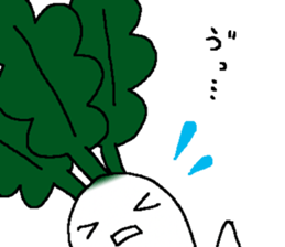 A day of Japanese white radish 2 sticker #15528186