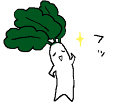A day of Japanese white radish 2 sticker #15528191