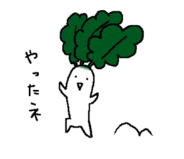A day of Japanese white radish 2 sticker #15528193