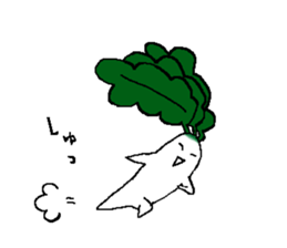 A day of Japanese white radish 2 sticker #15528195