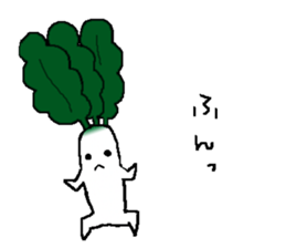 A day of Japanese white radish 2 sticker #15528197