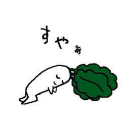 A day of Japanese white radish 2 sticker #15528201